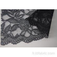 100% polyester cordon dentelle tissu avec des paillettes